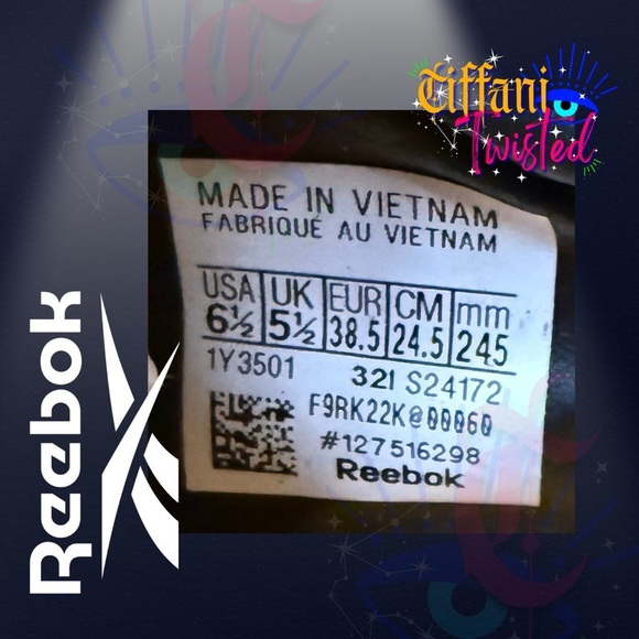 🔥 NEW Reebok Women’s Sneakers | Blue, Black & Yellow | Size 6.5 - Picture 5 of 5